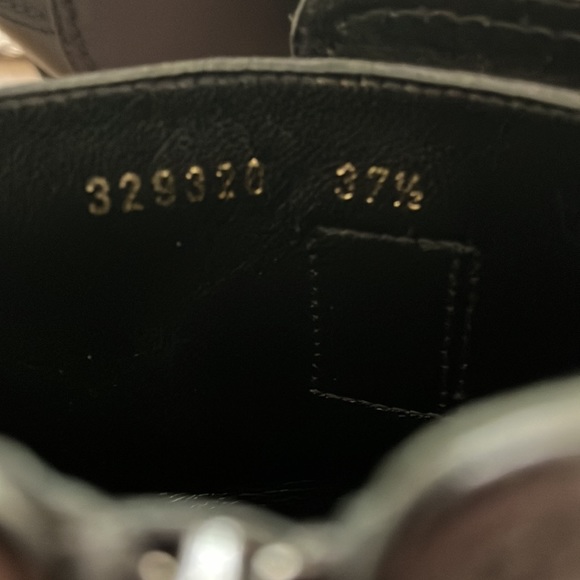 Black Alexander McQueen Boots size 37.5 - Picture 5 of 6